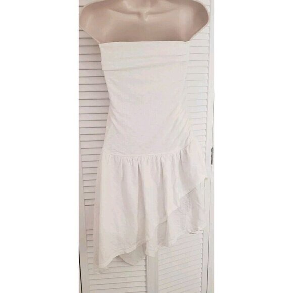 NEW FREE PEOPLE BEACH FREE-EST ROBYN CONVERTIBLE WHITE MINI SKIRT & DRESS SZ M - Picture 6 of 9